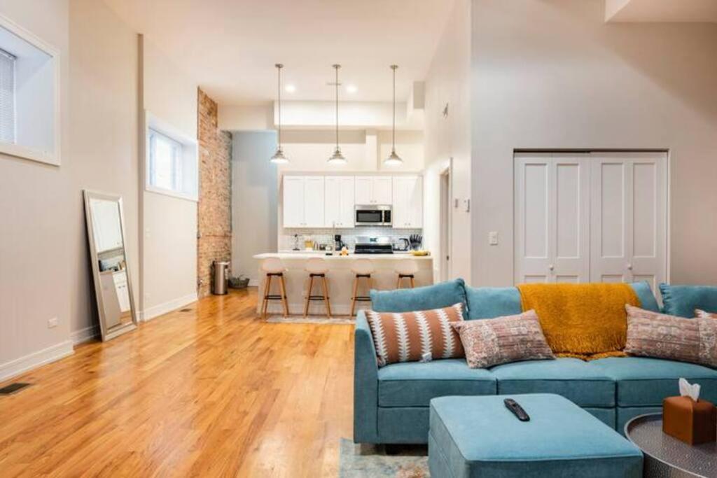 Luxurious Downtown 3 Bed 2 Bth Apartment Chicago Bagian luar foto